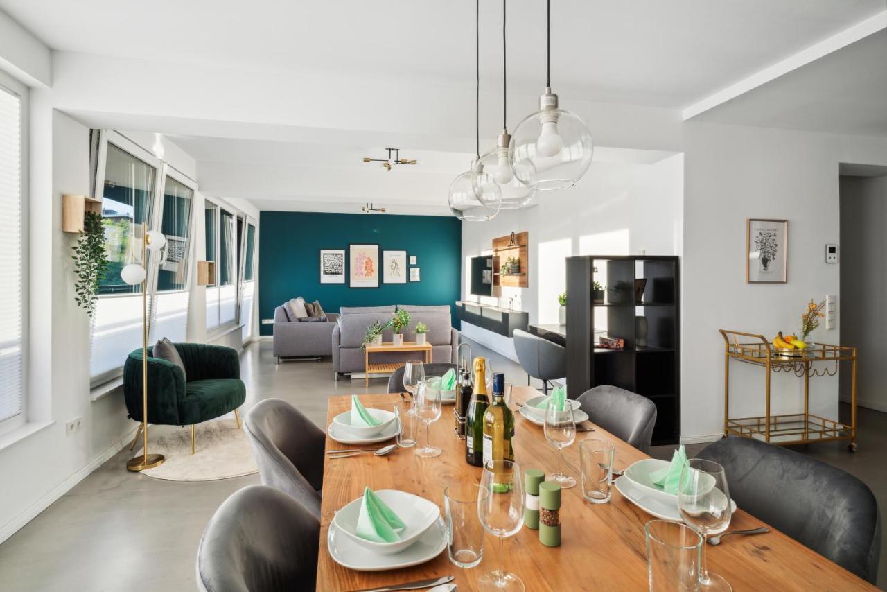 Design-Apartment - Bochum Zentrum - 2 Balkons - 118M2 - Netflix 외부 사진