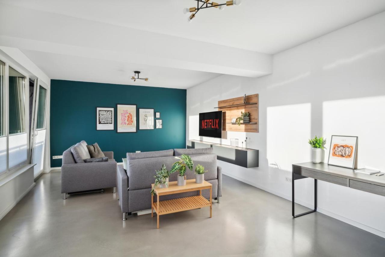 Design-Apartment - Bochum Zentrum - 2 Balkons - 118M2 - Netflix 외부 사진